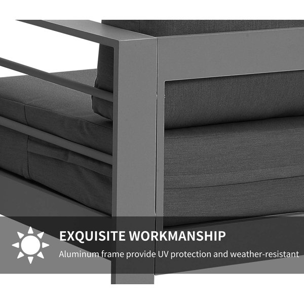 Latitude Run® Metal Outdoor Lounge Chair & Reviews Wayfair